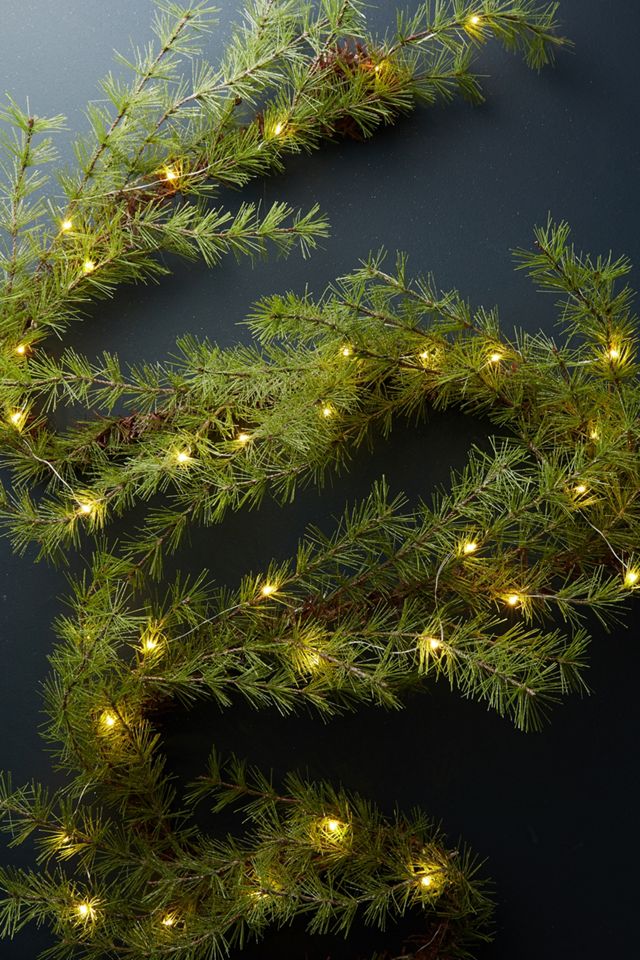 Glittering Lit Garland #1