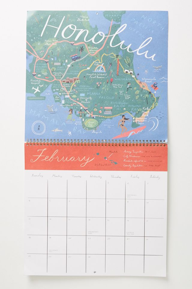 Going Places 2018 Calendar #1