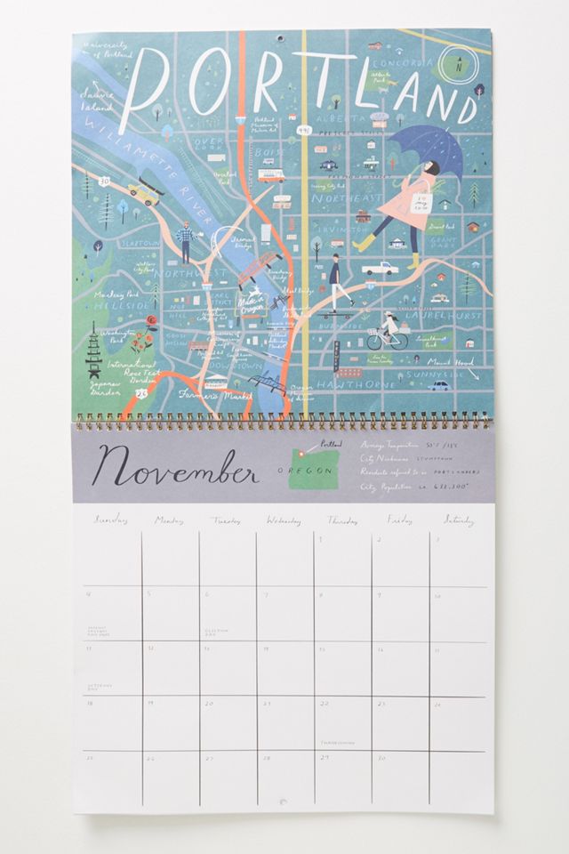 Going Places 2018 Calendar #3