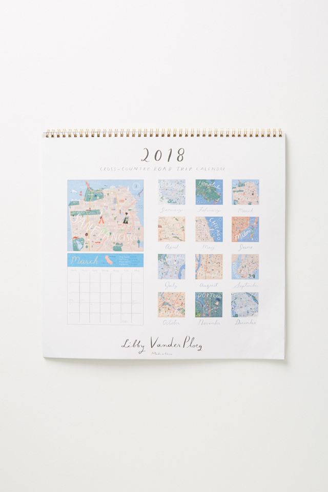 Going Places 2018 Calendar #4
