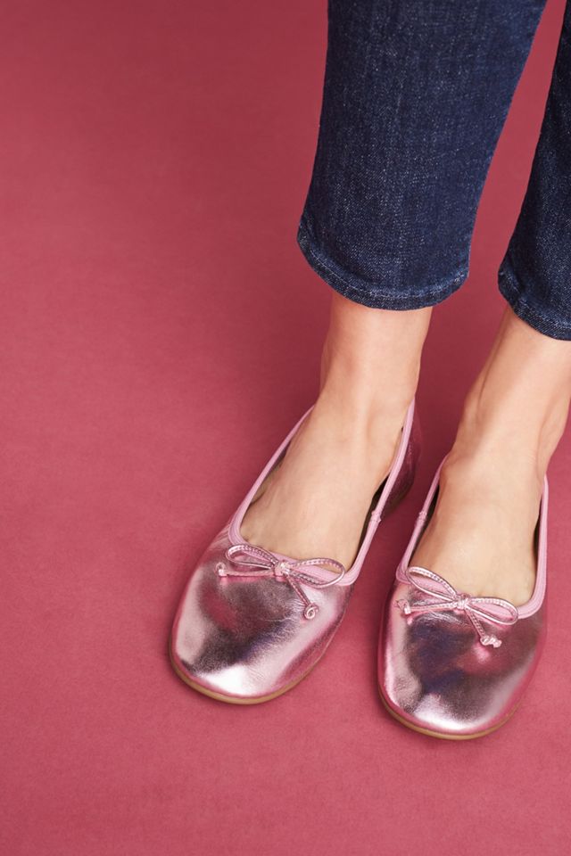 Metallic Ballet Flats #1