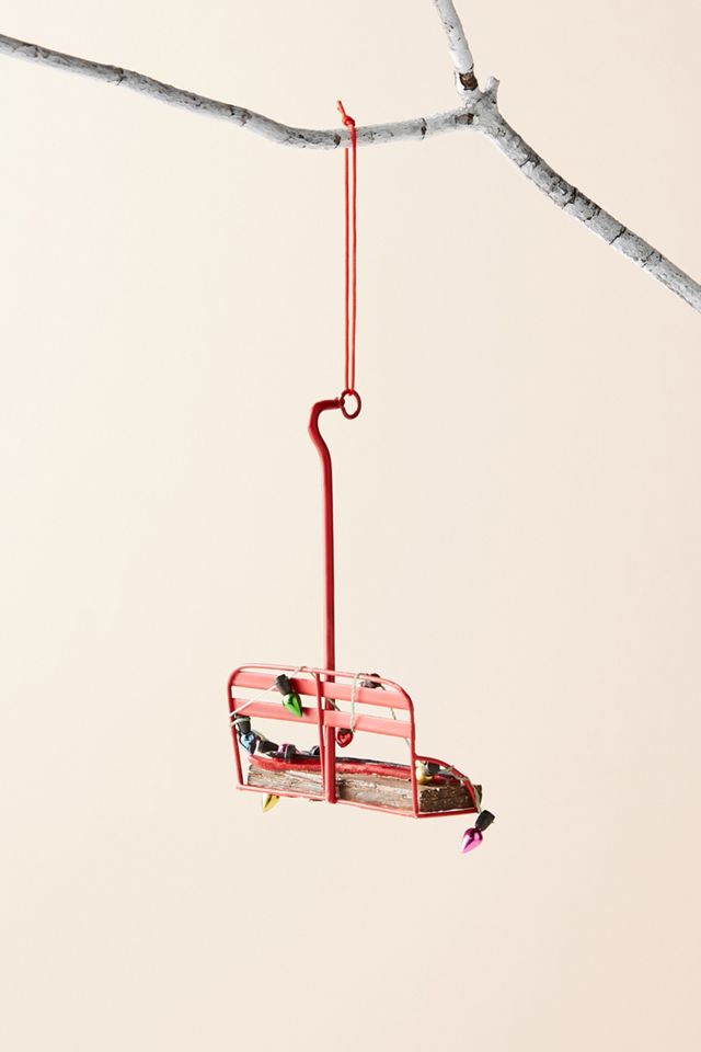 Vintage Ski Lift Ornament #1