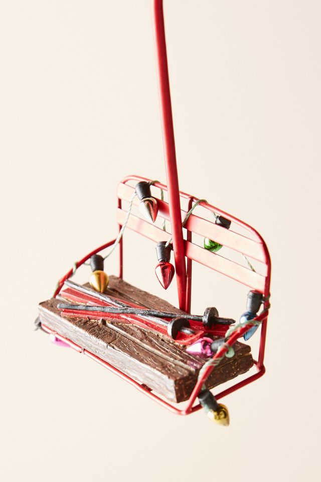 Vintage Ski Lift Ornament #2