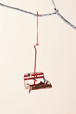 Vintage Ski Lift Ornament