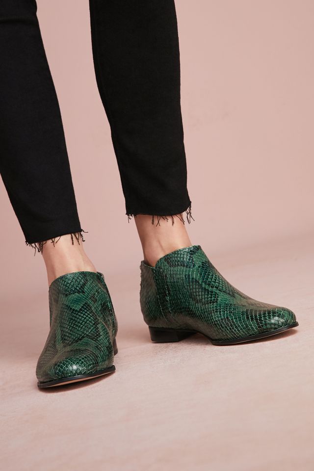 Green snake print boots best sale