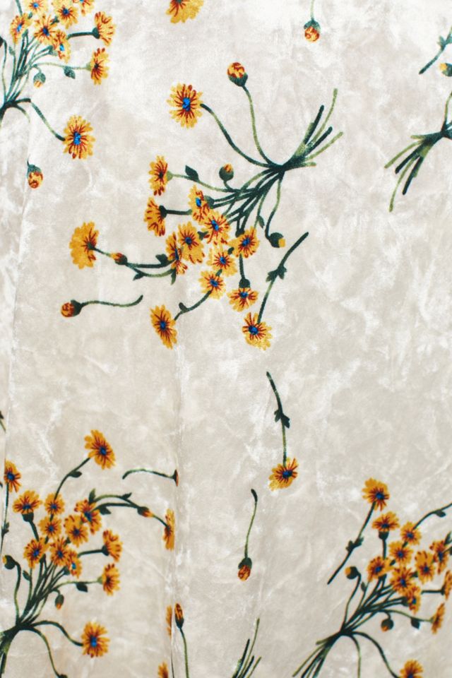 Dandelion Velvet Kimono #4