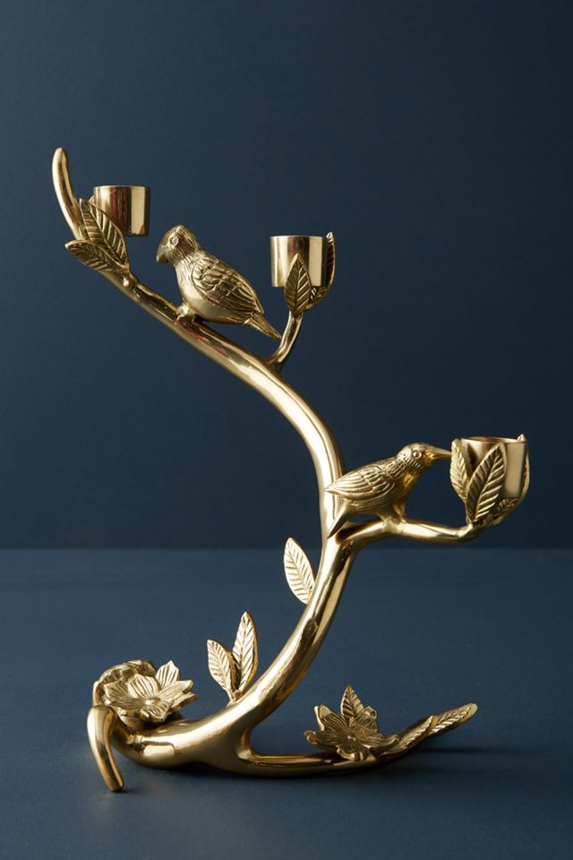 Floral Fauna Taper Holder #5