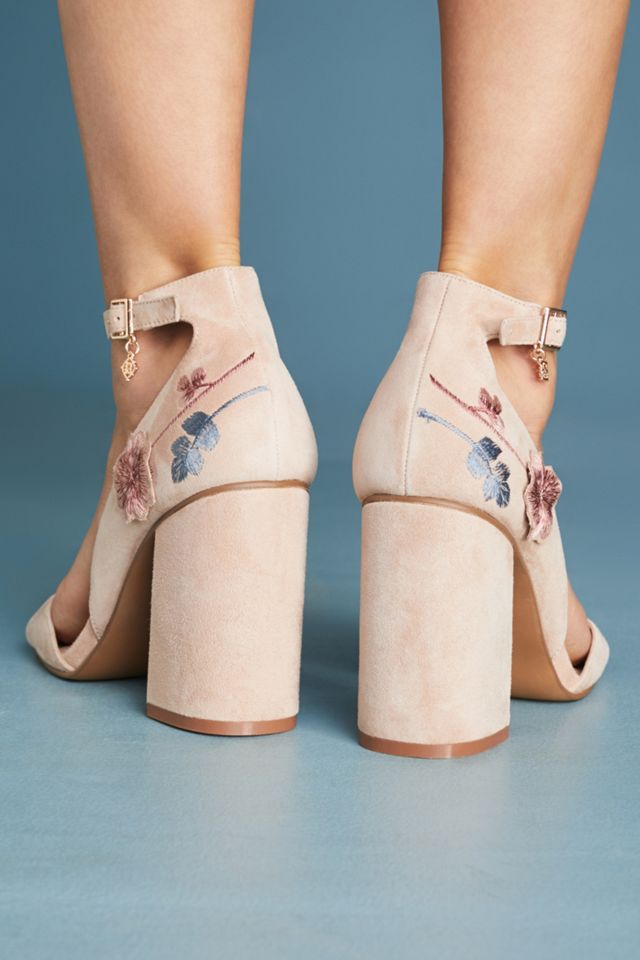 Nanette Lepore Martina Embroidered Heels #4