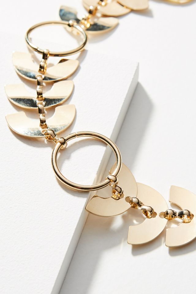 Geo Link Collar Necklace #1