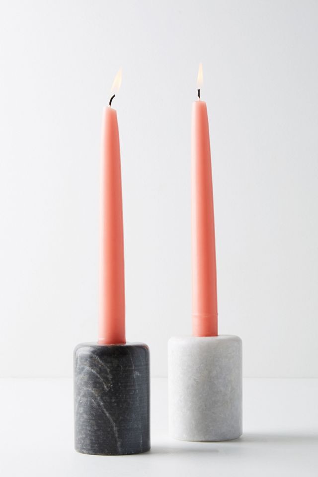 Demia Marble Taper Holder #1