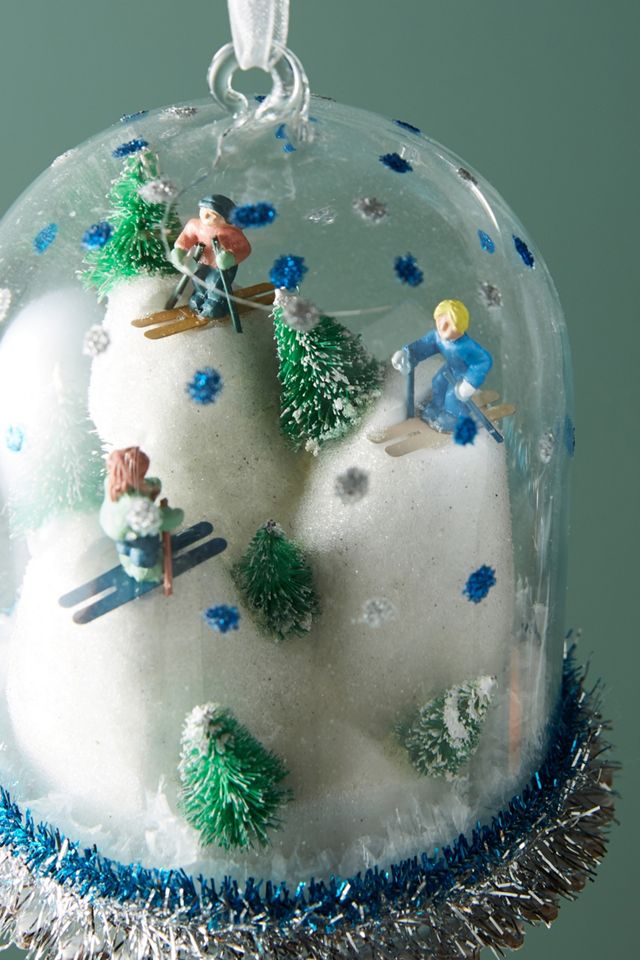 Ski Slope Snow Globe #1