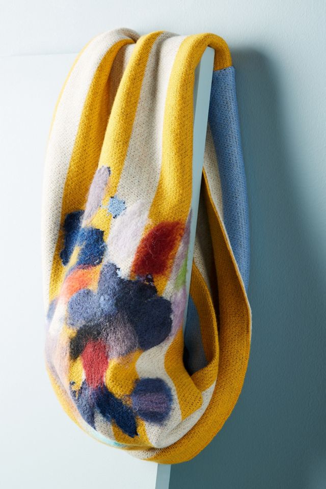 Striped Wool Cowl #1