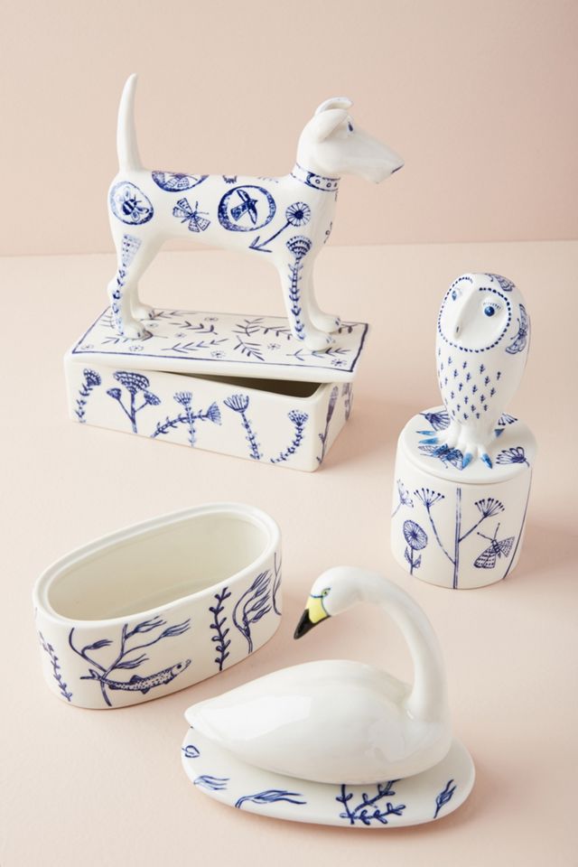 Animal-Adorned Trinket Box #2