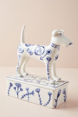 Animal-Adorned Trinket Box
