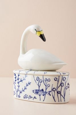 Animal-Adorned Trinket Box