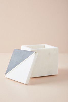 Marble Inlay Jewelry Box
