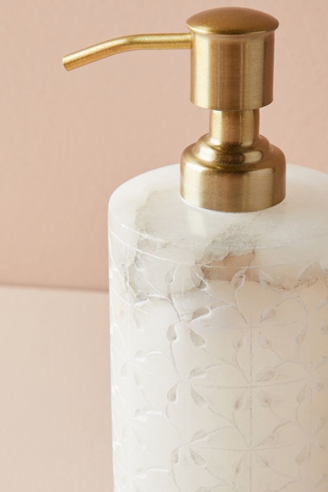 Etched Stone Bath Collection #4