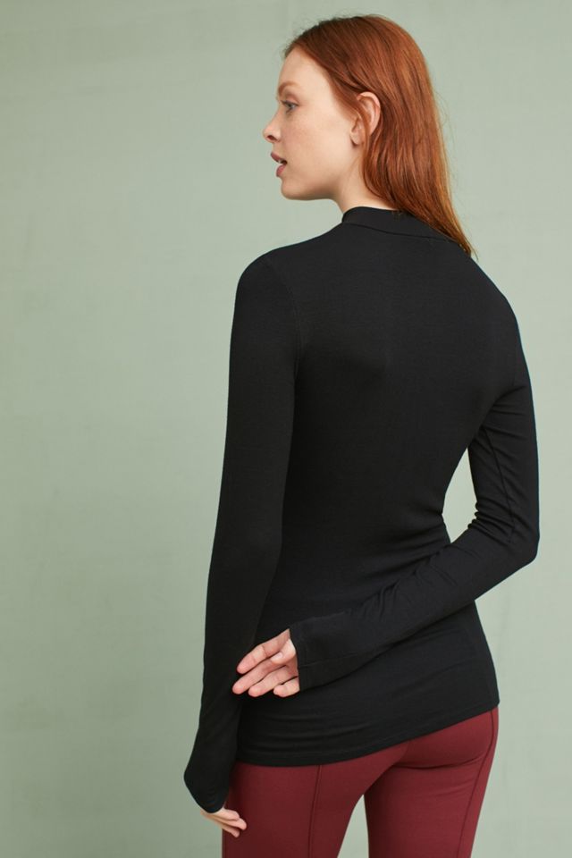 Mock Neck Layering Tee #2