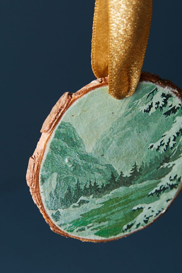 Painted Wood Ornament #1