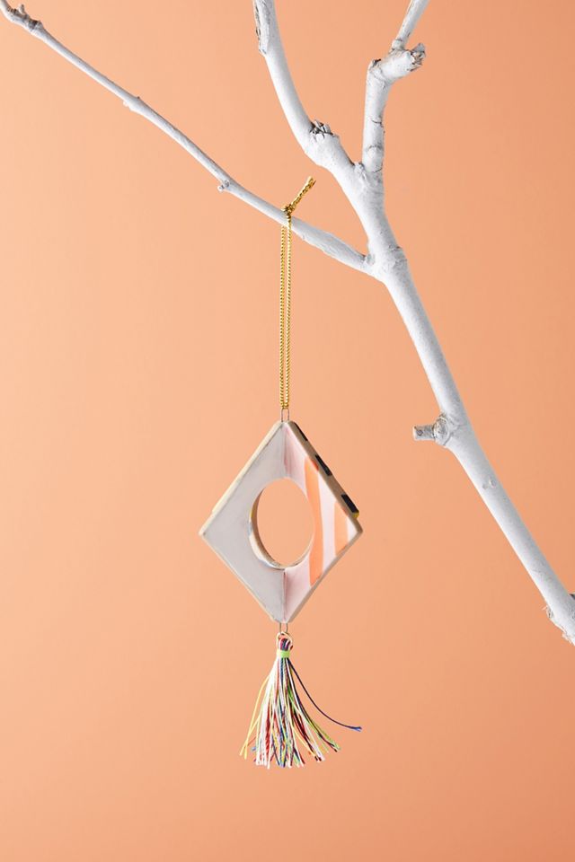 Geo Tassel Ornament #1