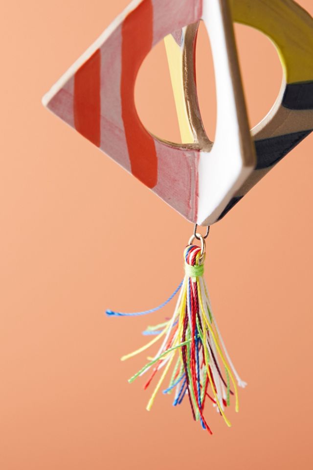Geo Tassel Ornament #2