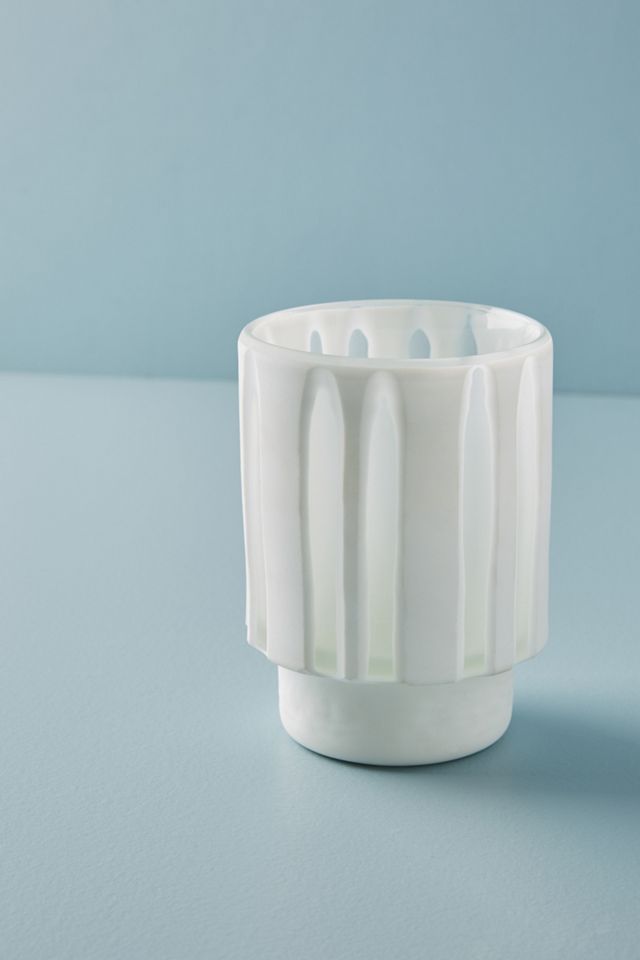 Cut Glass Candle Holder #2