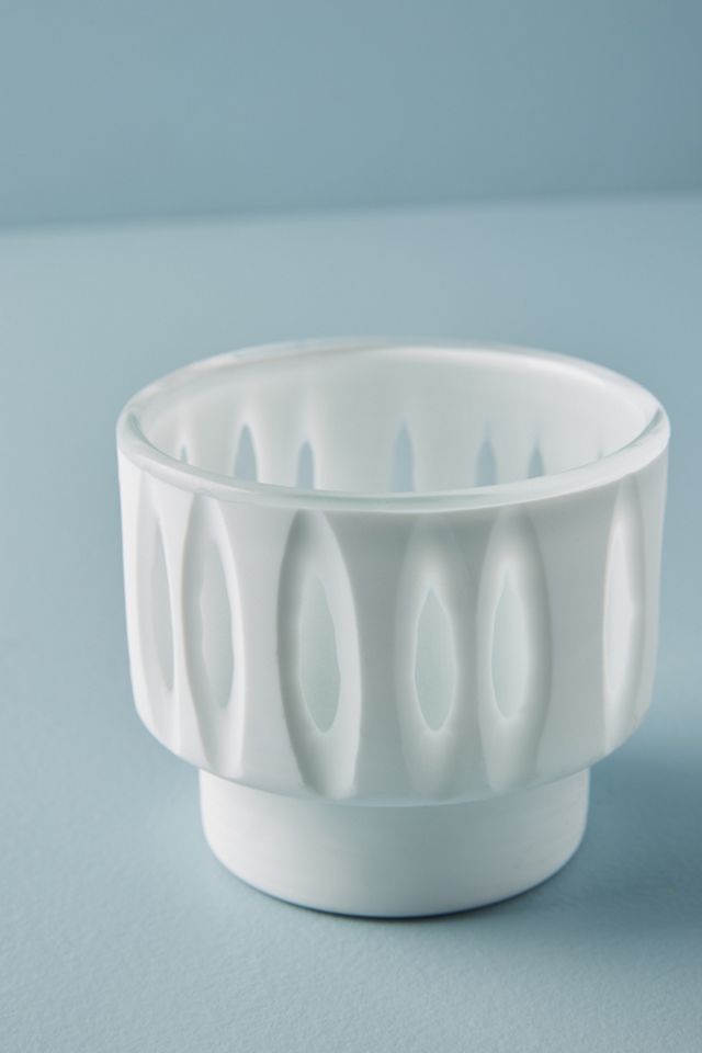 Cut Glass Candle Holder #3