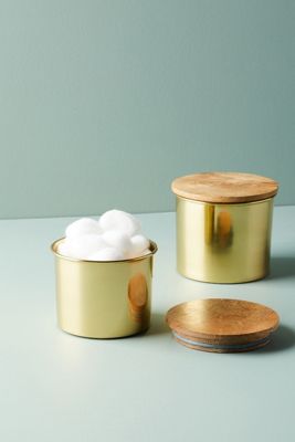 Gold Reflection Canister Set