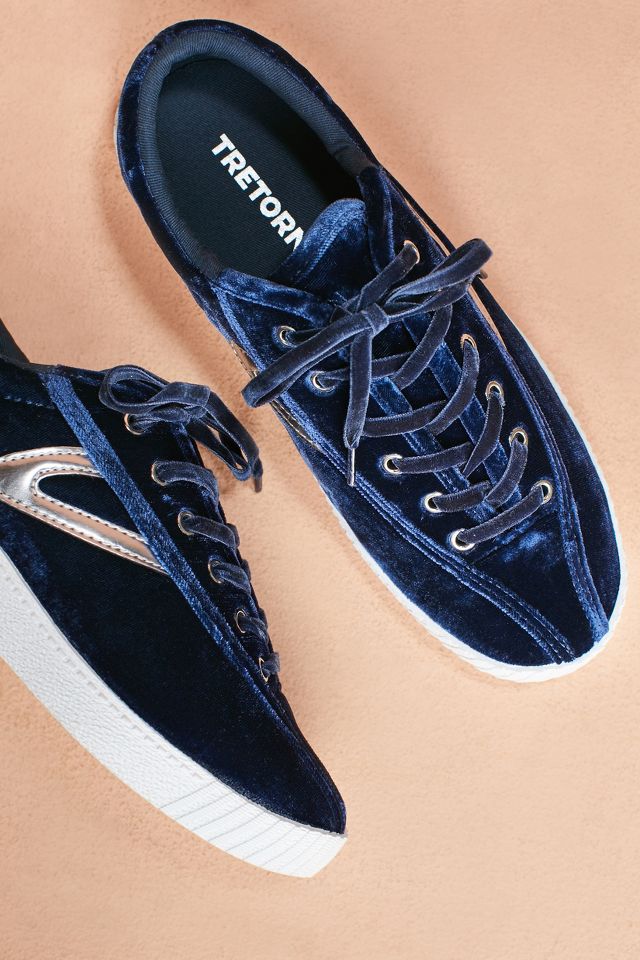 Velvet best sale tretorn sneakers