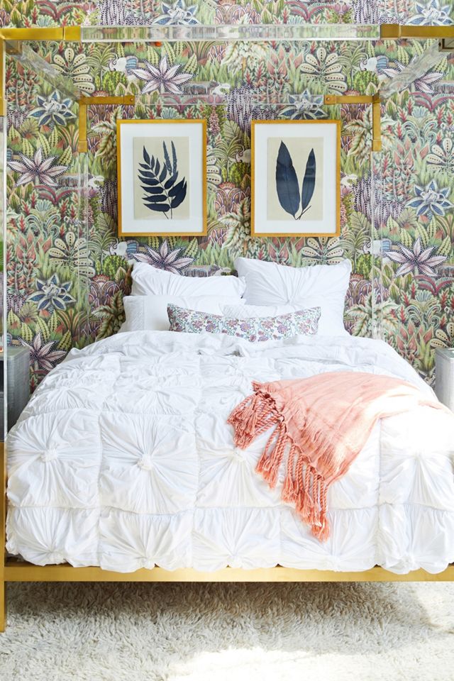 Indigo Ferns Wall Art #4