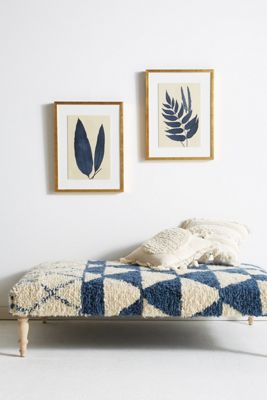Indigo Ferns Wall Art
