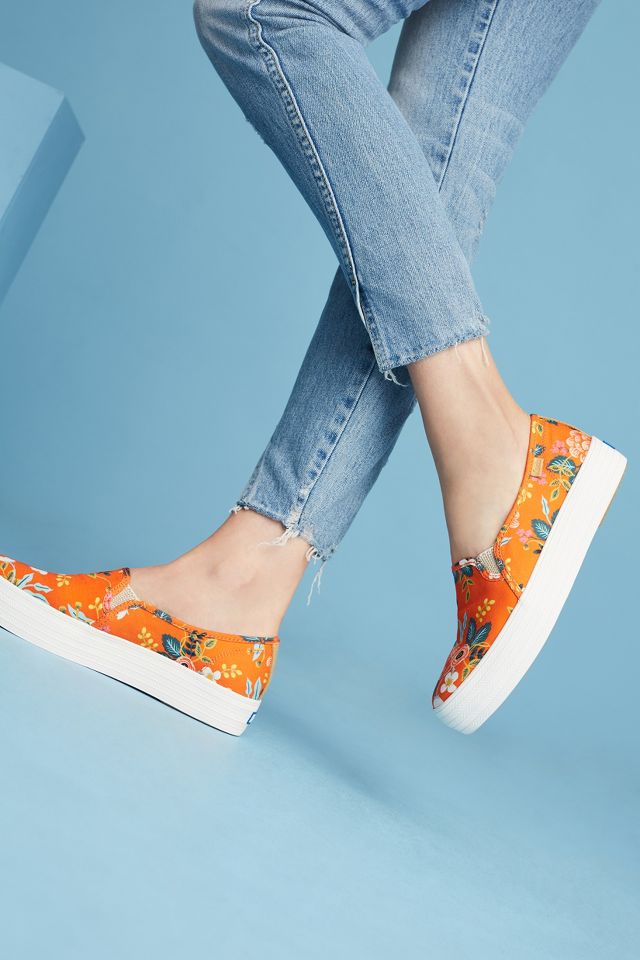 Keds x Rifle Paper Co. Triple Decker Sneakers