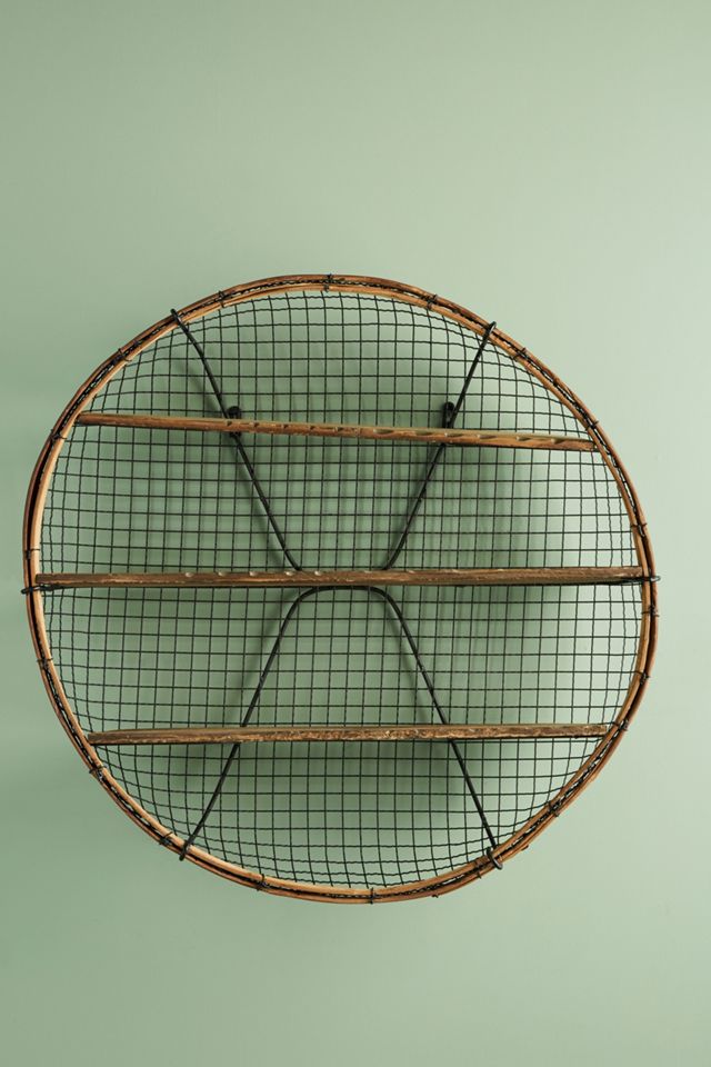 Farmhouse Round Shelving Unit #1