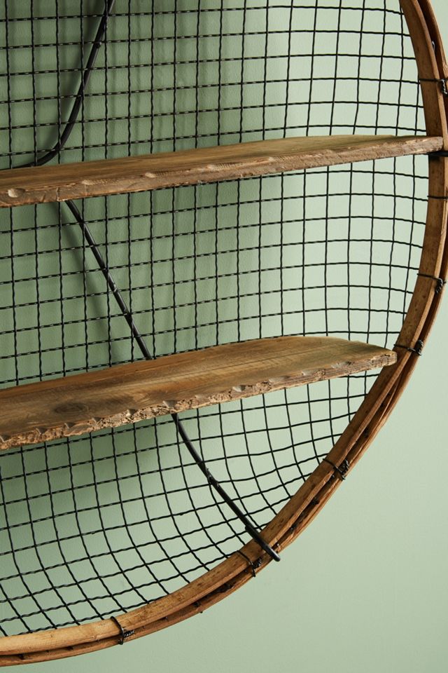 Farmhouse Round Shelving Unit #2