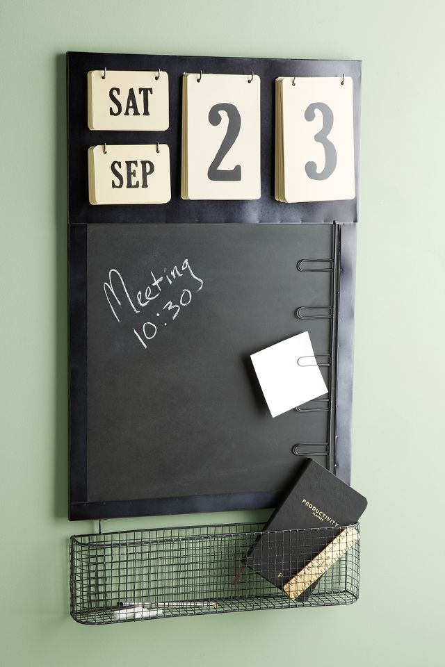 Chalkboard Calendar | Anthropologie