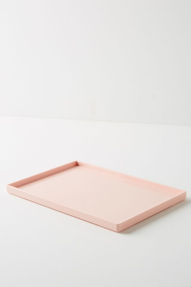Poppin Blush Desk Accessory Tray #3