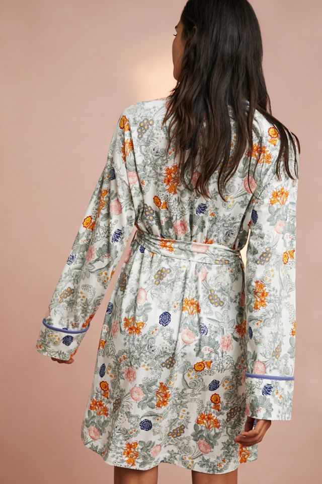Floreat Printed Knit Robe