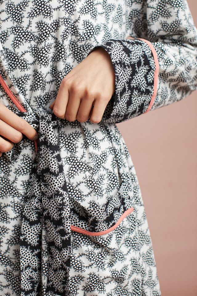 Floreat Printed Knit Robe #1