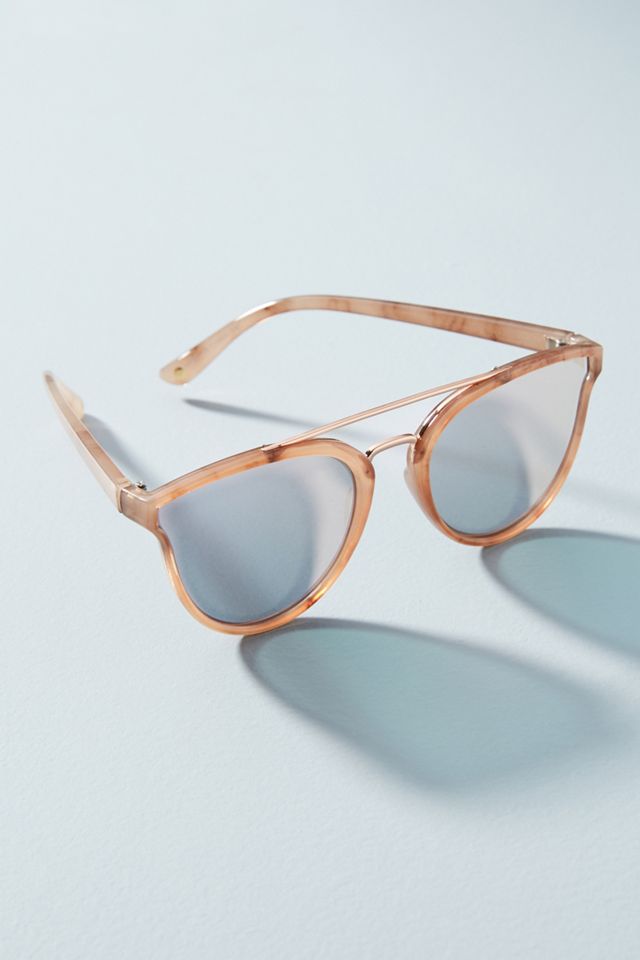 Brow-Bar Cat-Eye Sunglasses #1
