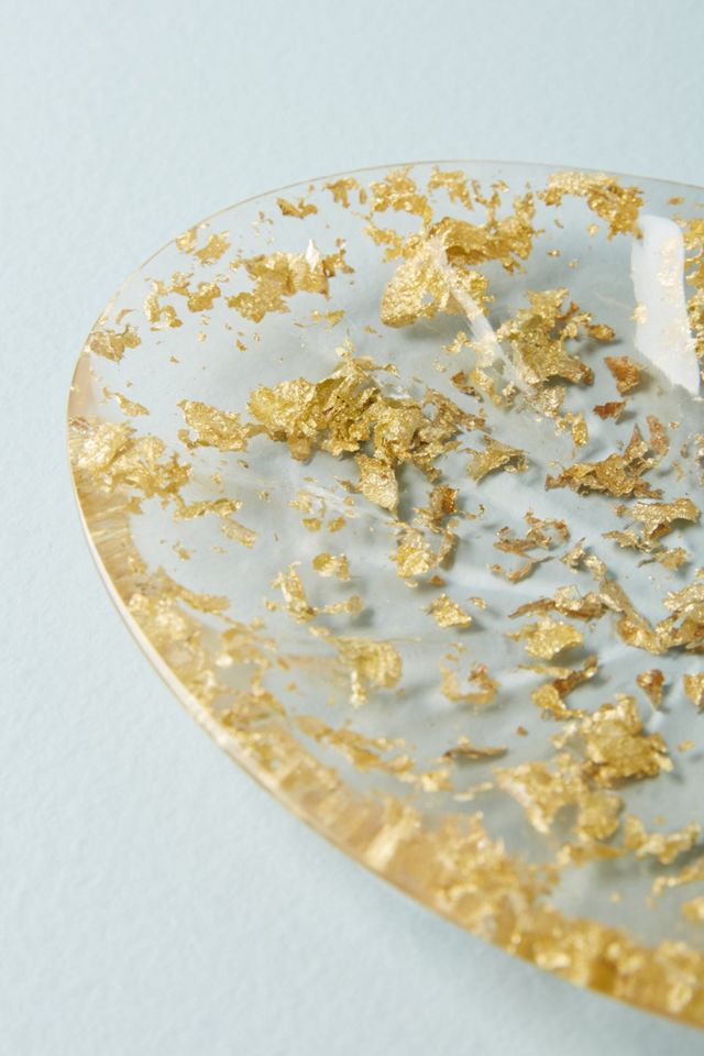 Gold-Flecked Soap Dish #1