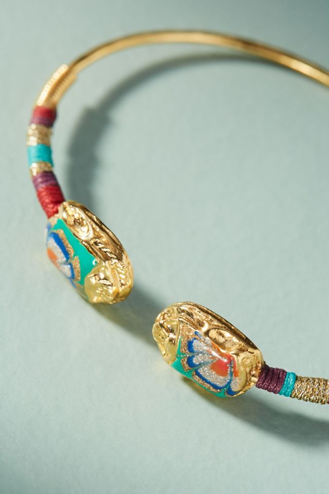 Duality Threaded Cuff Bracelet #1