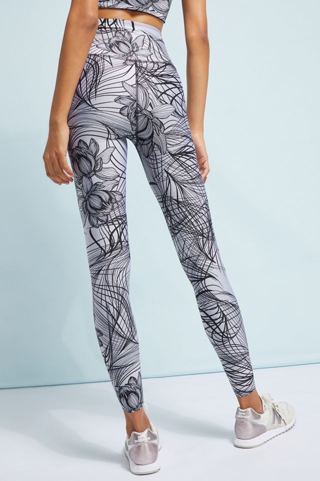 Linear Lotus Reversible Leggings #3