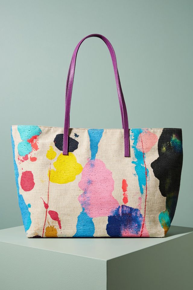 Abstract Painted Tote Bag #1