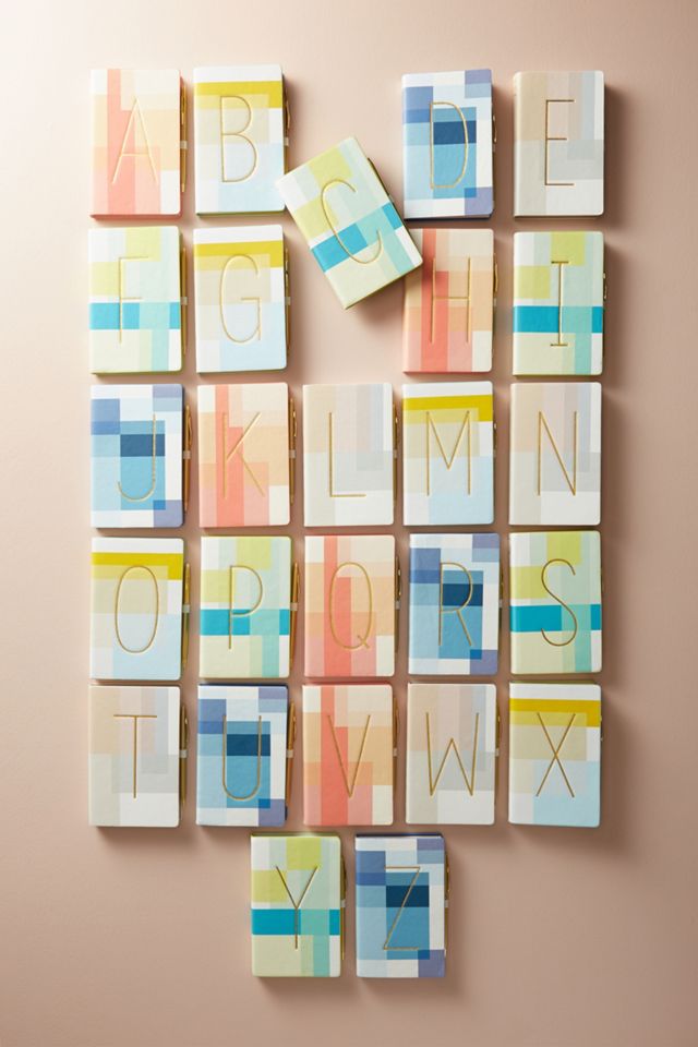 Colorblocked Monogram Journal #2