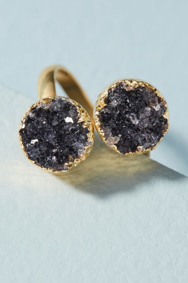 Orbital Druzy Wrap Ring #1