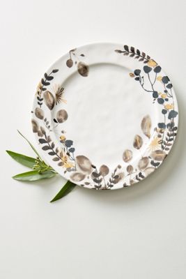 Gilded Botany Dinner Plate