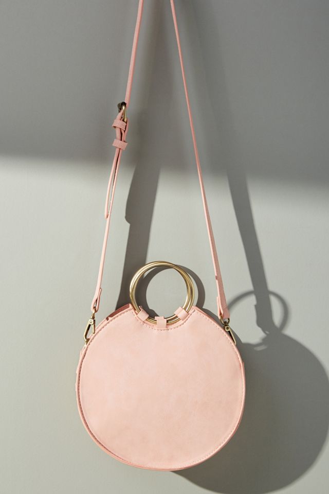 Stitched Circular Crossbody Bag #1