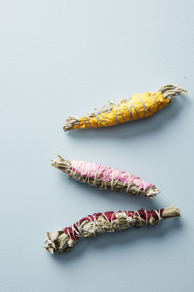 Floral Sage Smudge Stick #1