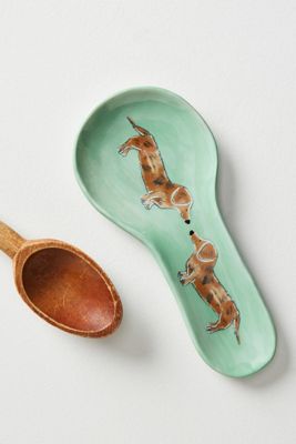 Painted Pup Spoon Rest
