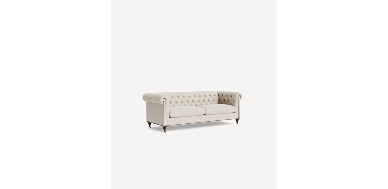 Lyre Chesterfield Two-Cushion Sofa